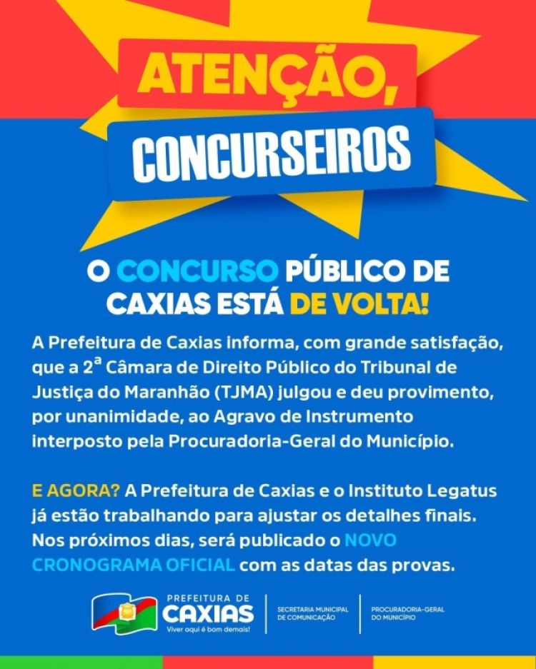 : divulgação/ Prefeitura de Caxias